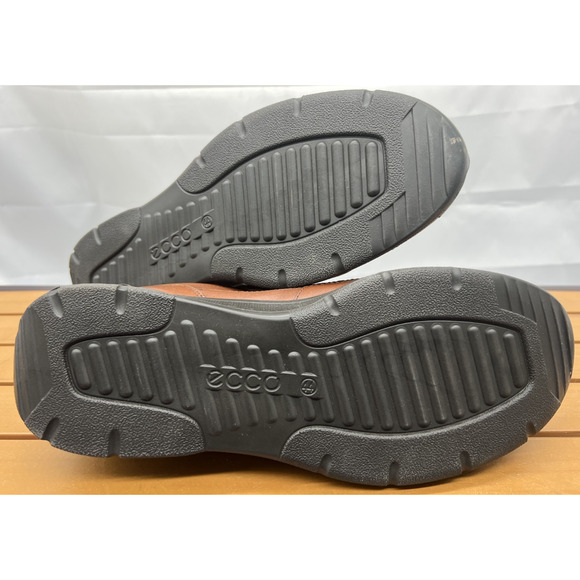 ECCO Irving Comfort Fisherman Sandals Classic Brown Leather Retro Size 11 main image 4